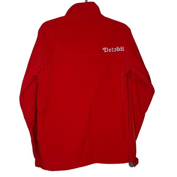NHL Detroit Red Wings Mens Full-Zip Jacket Embroidered Logo Red Size Small - Picture 3 of 5